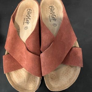 Biostep Genuine leather slides